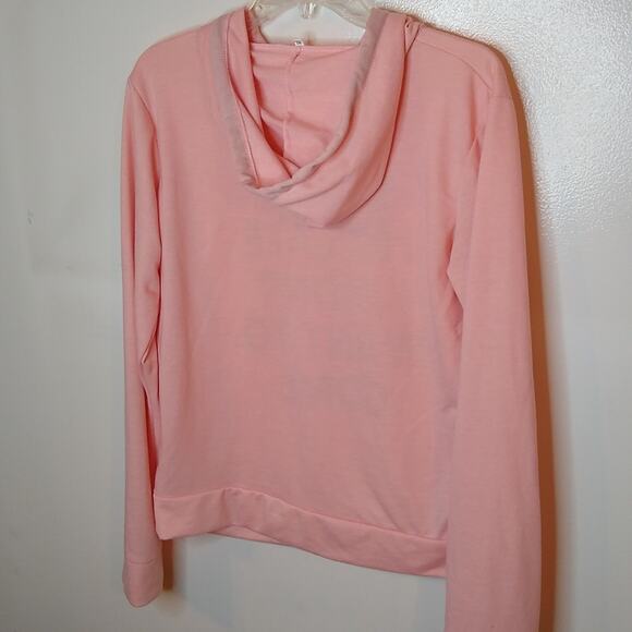 Worded women's size XL lite Orange hoodie. - Picture 3 of 5